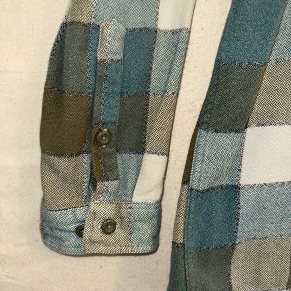 Patagonia Fjord Flannel Long Sleeve Button Shirt Men’s XXL Plaid Organic Cotton - Picture 3 of 7